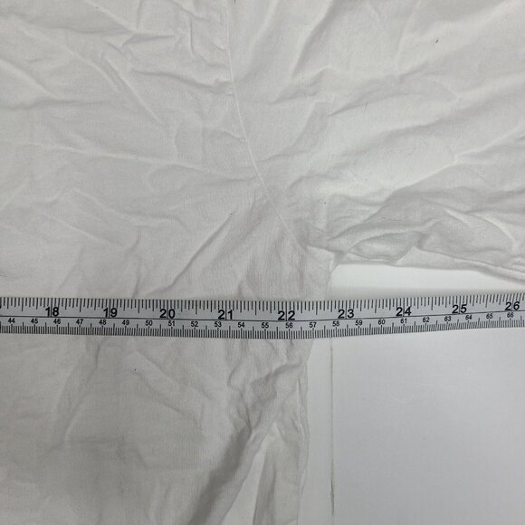 Men’s XL - Vintage Y2K No Fear Motocross Flame Skull T-Shirt White - Picture 4 of 5